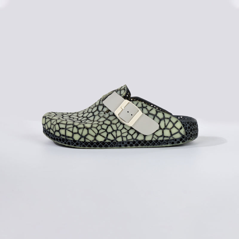ArchNest——3D Printed Slippers Black And White Stripes