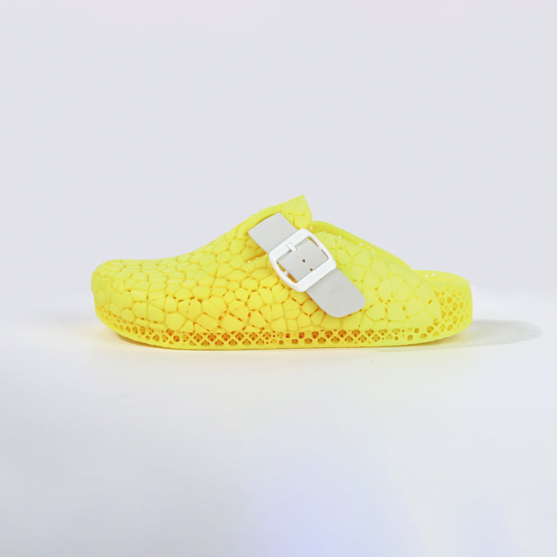 ArchNest——3D Printed Slippers Yellow Stripes