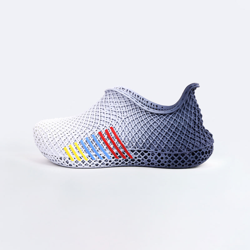 EvoFlow Air——3D Printed Shoes Grey-blue Gradient