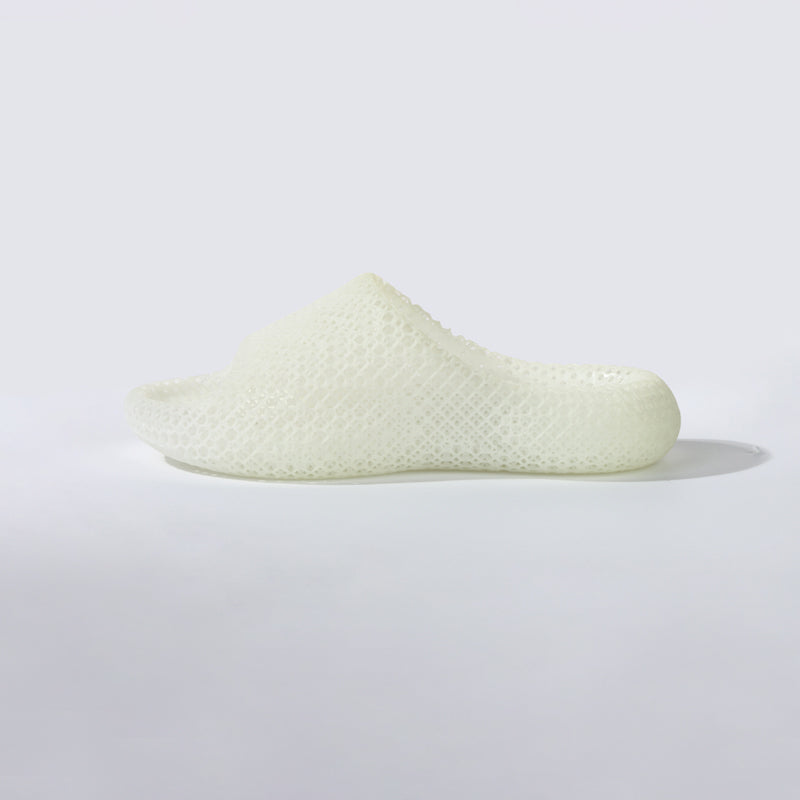 HexaFlow——3D Printed Slippers White