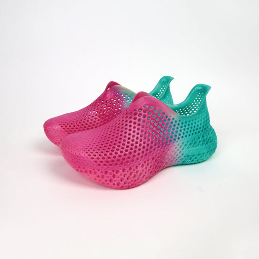 AirFlux——3D Printed Shoes Red&Green