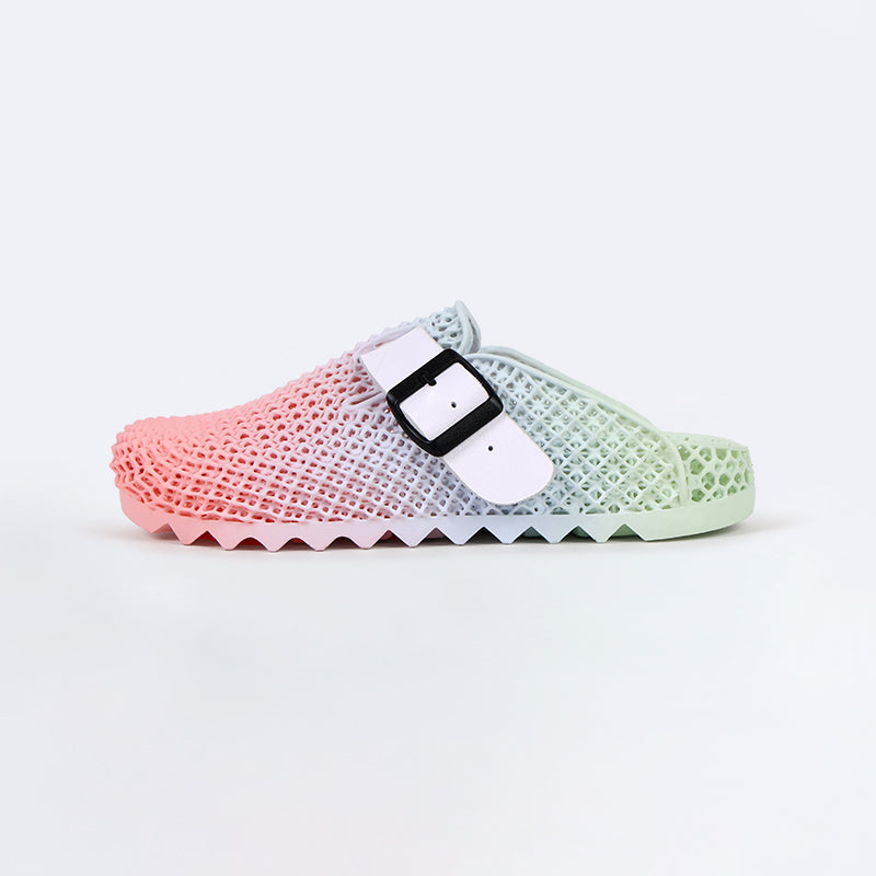 ArchNest——3D Printed Slippers Pink-Green Gradient