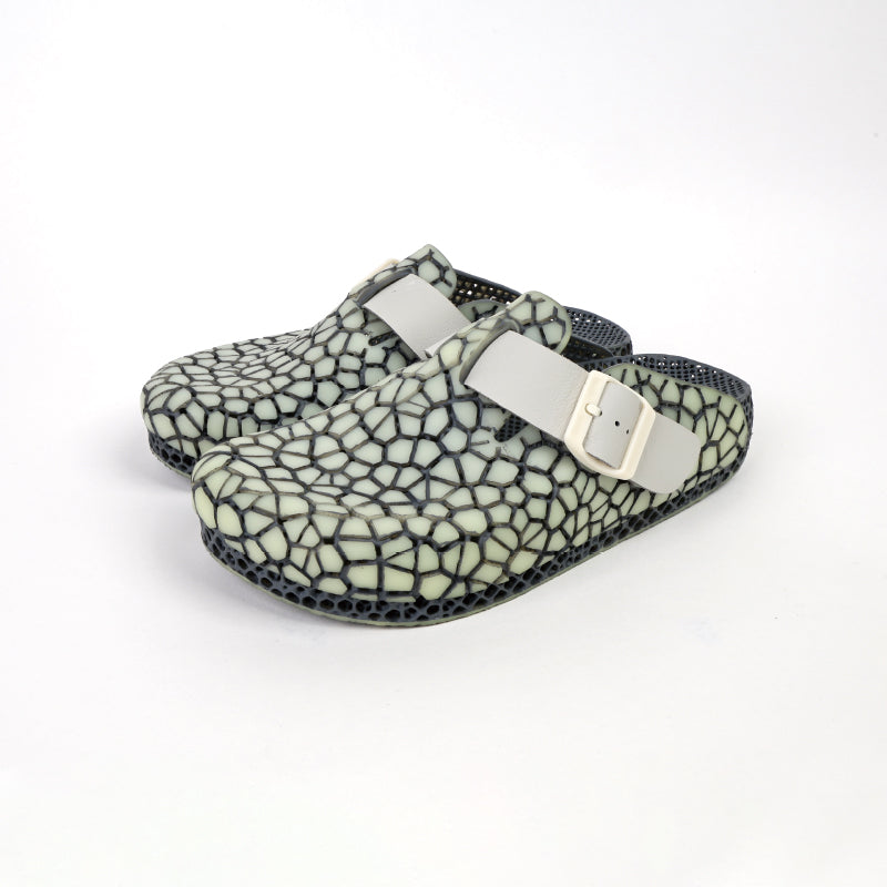 ArchNest——3D Printed Slippers Black And White Stripes