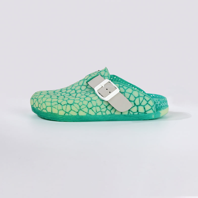 ArchNest——3D Printed Slippers Green Stripes