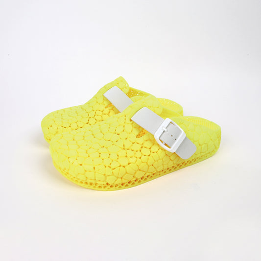 ArchNest——3D Printed Slippers Yellow Stripes