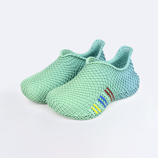 EvoFlow Air——3D Printed Shoes Blue-green Gradient