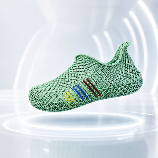 EvoFlow Air——3D Printed Shoes Blue-green Gradient