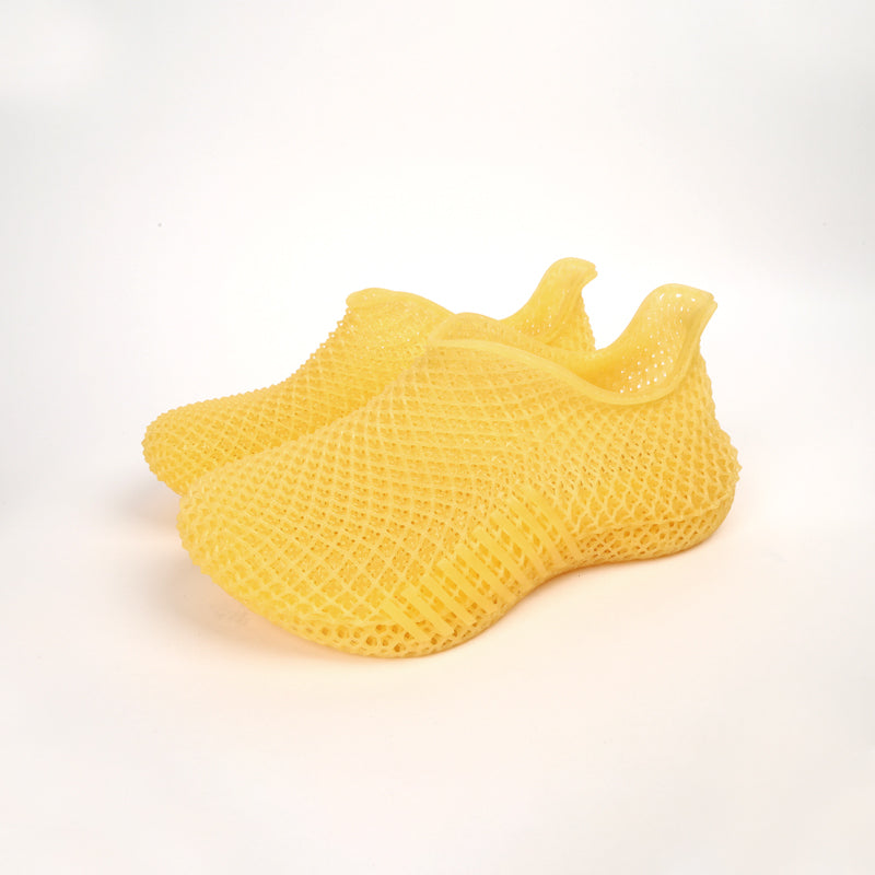 EvoFlow Air——3D Printed Shoes Yellow