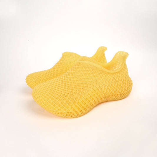 EvoFlow Air——3D Printed Shoes Yellow