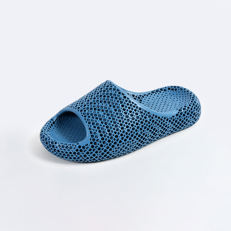 HexaFlow——3D Printed Slippers Blue